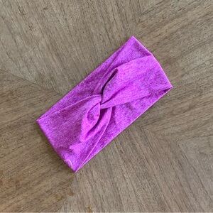 Peachy Athletic Neon Purple Heather Headband